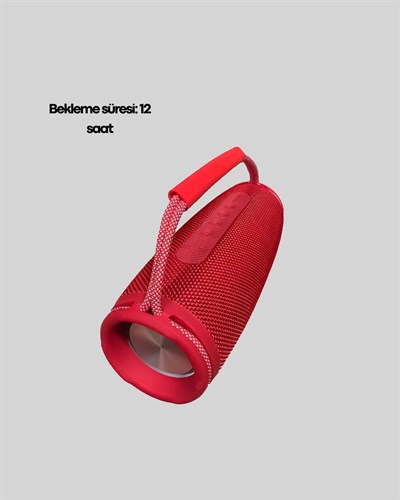 Derin Baslı Çift Hoparlörlü Taşınabilir Kablosuz Hoparlör