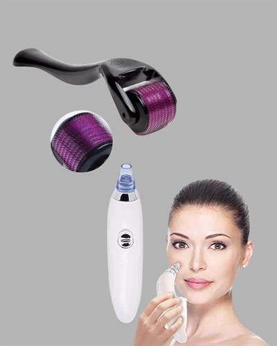 Dermaroller + Siyah Nokta Temizleyici Setı