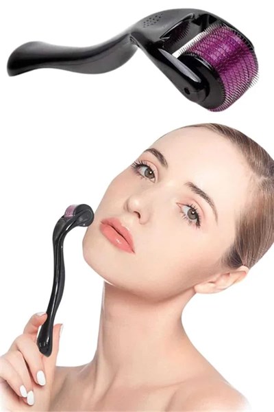 Dermaroller Titanyum 540 Iğneli 1 Mm Saç Kaş Sakal Serum Kullanıma Uygun