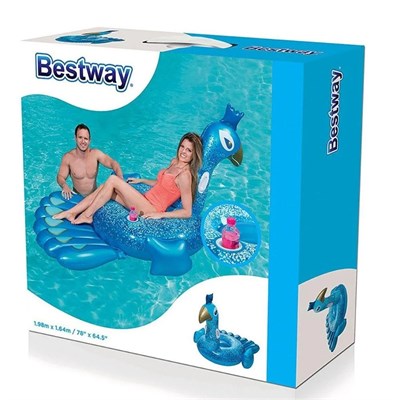 Dev Tavus Kuşu Binici 198x164 Cm Bestway