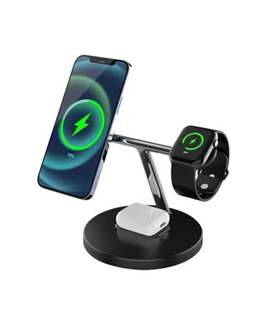 Dexim 3in1 Wireless MagSafe Şarj Cihazı