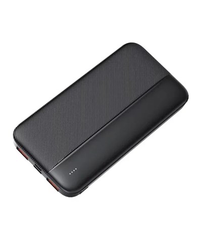 Dexim DC01 10000 mAh Led Işıklı Superslim Powerbank - Siyah