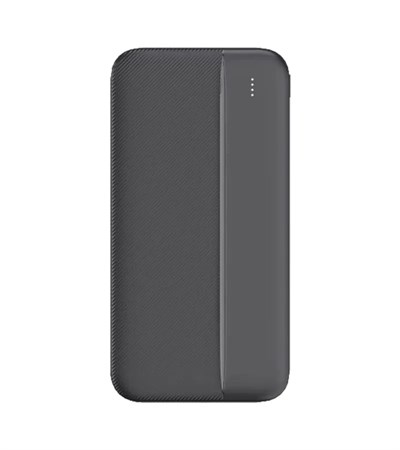 Dexim DC01 10000 mAh Led Işıklı Superslim Powerbank - Siyah