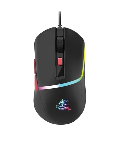 Dexim M036P Gökkuşağı LED Işıklı Kablolu Oyuncu Mouse