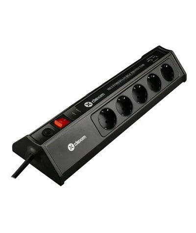 Dexim SP10BG 10 Port Akım Koruyucu - 2 USB