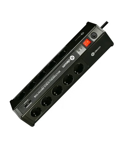 Dexim SP10BG 10 Port Akım Koruyucu - 2 USB