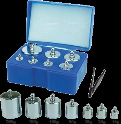 Diamond Terazi 8 Parça Ağırlık Paslanmaz Krom Gram Seti