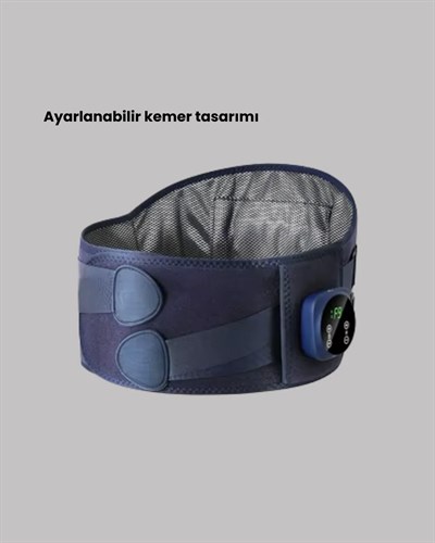 Dijital Ekranlı Isıtmalı Masaj Kemeri Bel Çevresi 100 cm Altı İçin Uygun