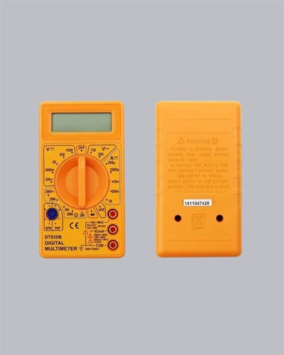 Dijital Multimetre Ölçü Aleti AC DC Ölçüm ve LCD Ekranlı