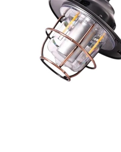 Dış Mekan İçin Şık LED Fener – 4400mAh Pil, IPX4 Su Geçirmez, Asılabilir