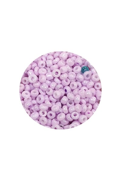 Dökme Cam Kum Boncuk (11/0) 2 mm - 20 Gram -  Açık Pembe - BNC008