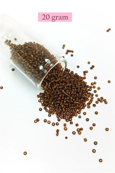 Dökme Cam Kum Boncuk (11/0) 2 mm - 4 Renk - Toplam 80 Gram -  BNC406