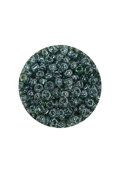 Dökme Cam Kum Boncuk (8/0) 3 mm - 20 Gram - Şeffaf Gri - BNC174