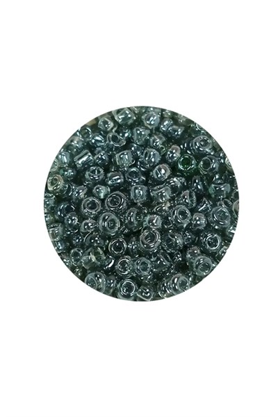 Dökme Cam Kum Boncuk (8/0) 3 mm - 60 Gram - Şeffaf Gri - BNC215