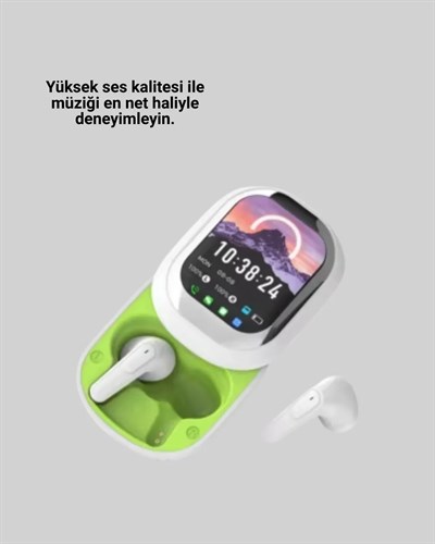 Dokunmatik Ekranlı Aktif Gürültü Azaltma Özellikli Kablosuz Kulaklık V5.4