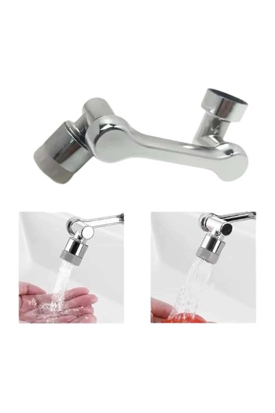 Dönebilen Musluk Başlığı Akrobat Mutfak Banyo Musluk Ucu Başlığı Oynar Başlıklı