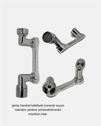 Dönebilir Musluk Başlığı – Lavabo Temizliği ve El-Yüz Yıkamada Maksimum Rahatlık