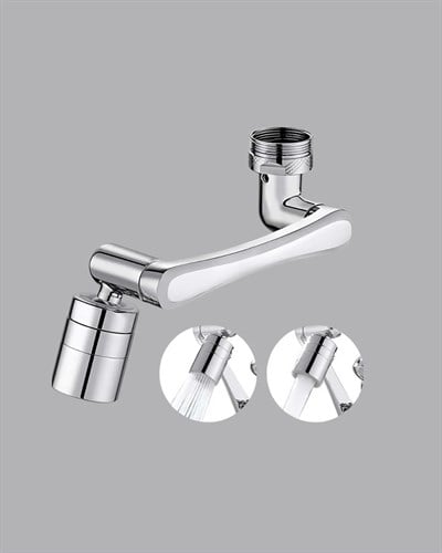 Döner Musluk Başlığı Çok Açılı Robotik Kol Su Tasarruflu