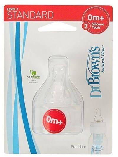 Dr.Browns Biberon Emziği 2li Yenidoğan