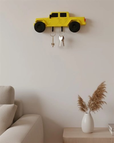 Duvara Monte Araba Anahtarlık Dekoratif ve Kullanışlı