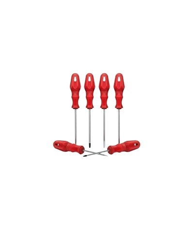 Düz ve Yıldız Başlıklı 7li Tornavida Seti Ergonomik Tutma