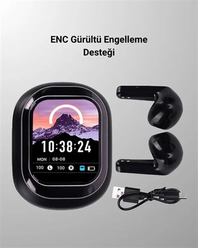 ENC Destekli Bluetooth 5.4 Kulaklık – EQ Ayarlı, Akıllı Kutulu