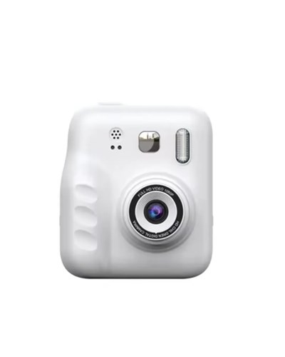 Eğlenceli Baskılı Çocuk Fotoğraf Makinesi Video Çekim 4 Rulo Kağıt 5 Kalem Set