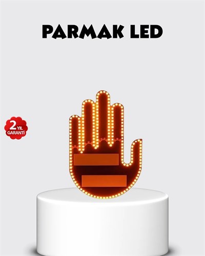 El Hareketiyle Kontrol Edilen 176 LED Amber Güvenlik Lambası