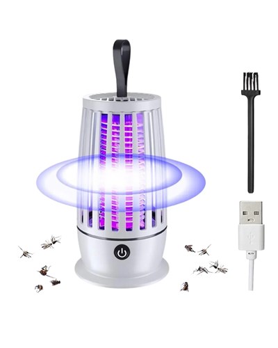Elektrikli Böcek Öldürücü UV Işıklı Gece Lambası Sessiz Çalışan Geniş Alan Etkili