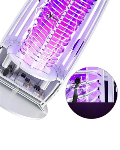 Elektrikli Böcek Öldürücü UV Işıklı Gece Lambası Sessiz Çalışan Geniş Alan Etkili