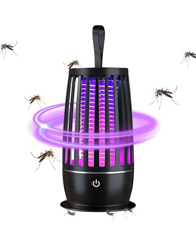 Elektrikli Böcek Öldürücü UV Mor Işık Sessiz Çalışma Gece Lambalı Güvenli Kullanım