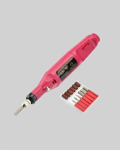 Elektrikli Manikür Pedikür Törpü Seti 6 Başlıklı