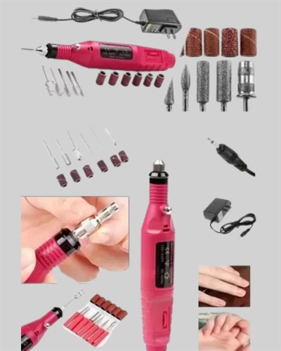 Elektrikli Manikür Pedikür Törpü Seti 6 Başlıklı