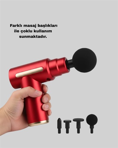 Elektrikli Masaj Tabancası Sessiz Çalışma ve Derin Doku Masajı
