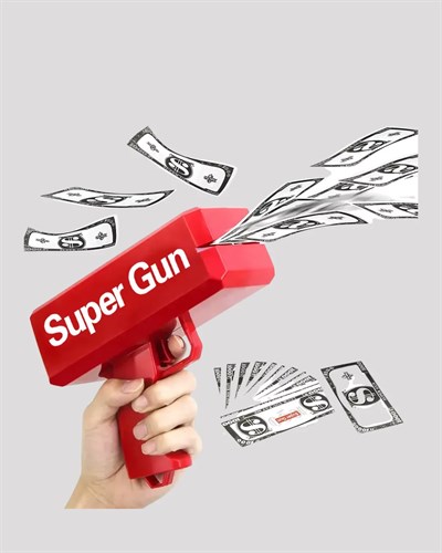 Elektrikli Money Gun Oyuncak Parti Tabancası