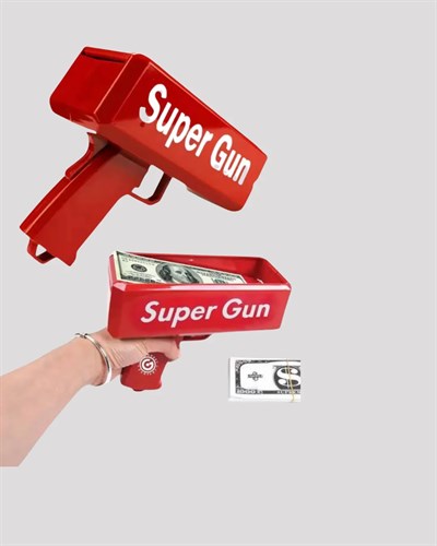 Elektrikli Money Gun Oyuncak Parti Tabancası