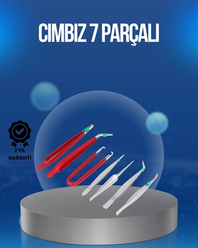 Elektronik Devre ve Saat Tamiri İçin 7’li Paslanmaz Çelik Cımbız