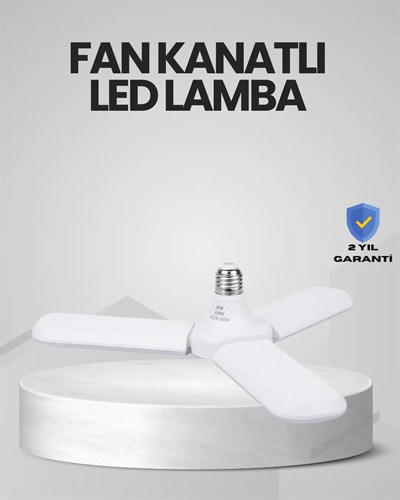 Enerji Tasarruflu LED Ampül 60 Watt 4 Kollu Beyaz Işık