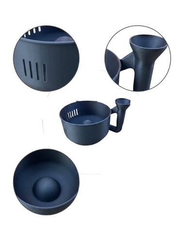 Ergonomik Saplı Sebze Süzgeçli Yıkayıcı Çok Amaçlı Mutfak Ürünü