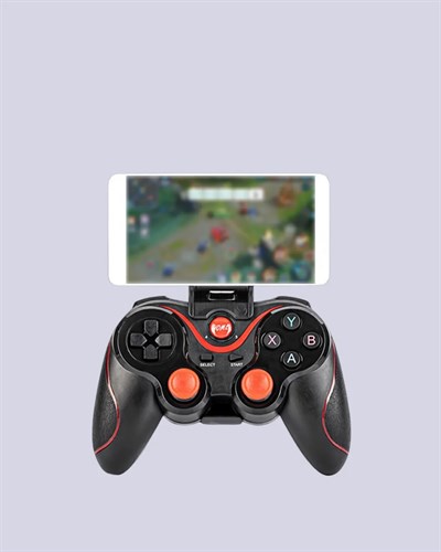 Ergonomik Tasarımlı Kablosuz Bluetooth Gamepad Titreşimli