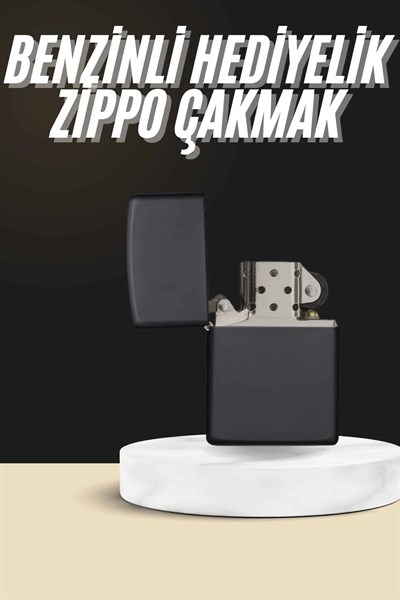Erkeklere Özel Hediyelik Eşya Metalik Benzinli Çakmak Doldurulabilir