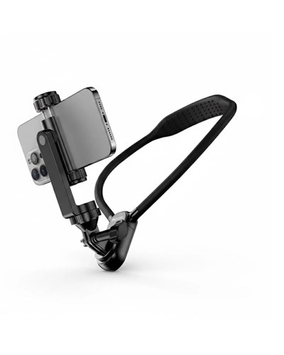 Esnek Silikon Boyun Montajlı Telefon Tutucu Canlı Yayın ve Vlog Çekim