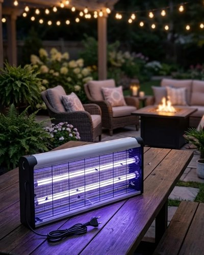 Ev Balkon Mutfak İçin Elektrikli Sinek Savar 10W UV Işıklı Lamba