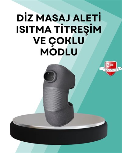 Ev Tipi Isı ve Titreşim Destekli Diz Masaj Aleti
