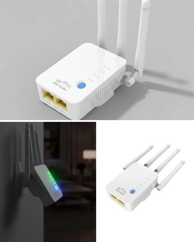 Ev ve Ofis İçin WiFi Güçlendirici WPS Düğmeli Güvenli Tekrarlayıcı