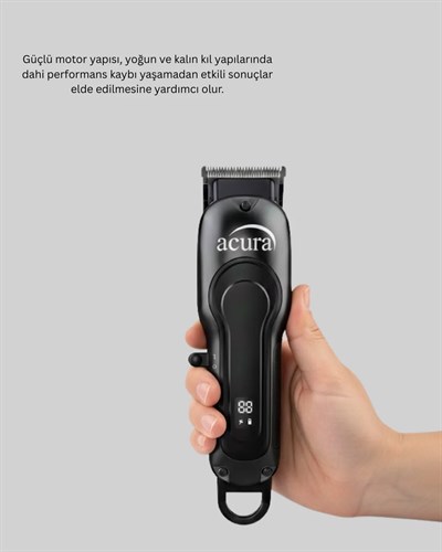 Evde ve Profesyonel Kullanıma Uygun Turbo Modlu Tıraş Makinesi