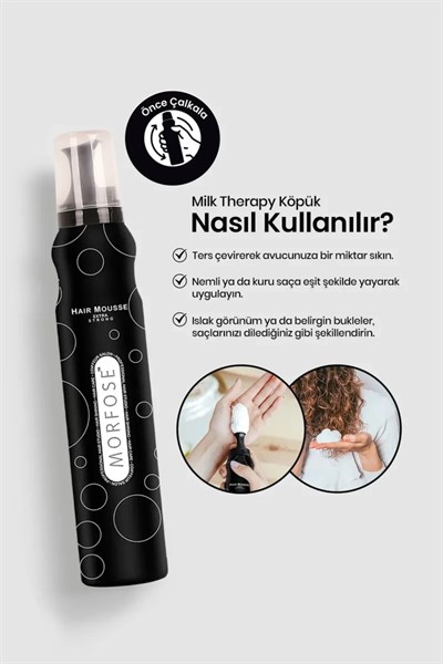 Extra Strong Saç Köpük 200 ML - Ekstra Hacim Tutuş - mrfs