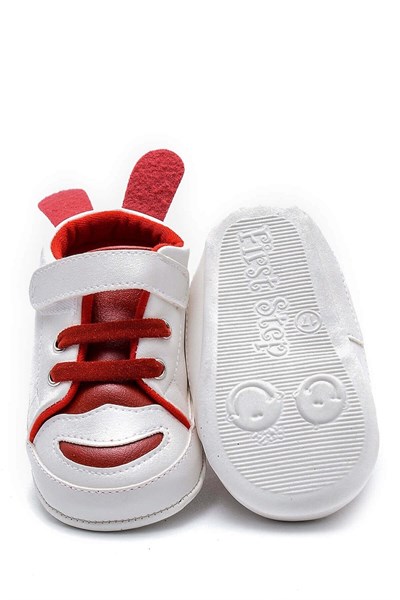 First Step Tavşan Kulaklı Patik - Kırmızı 8-12 Ay / No.18