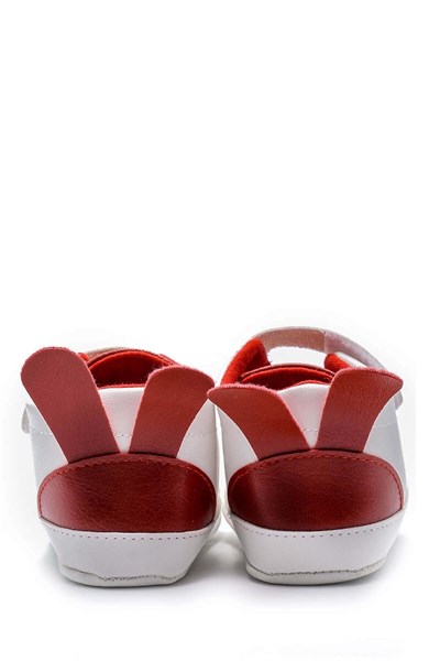 First Step Tavşan Kulaklı Patik - Kırmızı 8-12 Ay / No.18