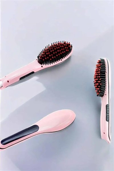 Fön Etkili Saç Düzleştirici Tarak Yıpranma Karşıtı Döner Kablo Isı Ayarlı